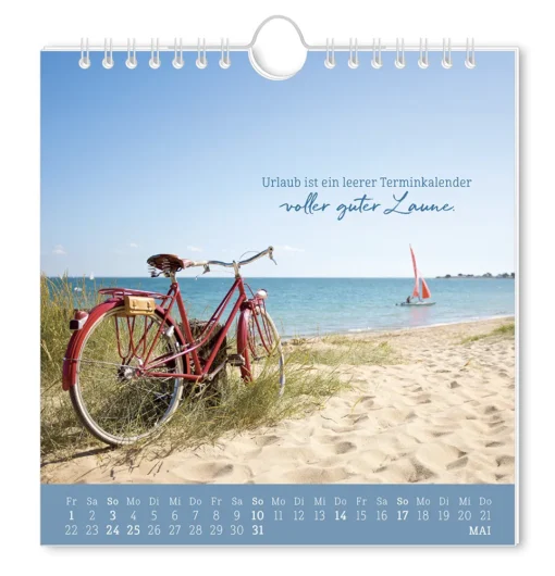 Postkartenkalender "Strandgut" 2026 – Grafik Werkstatt