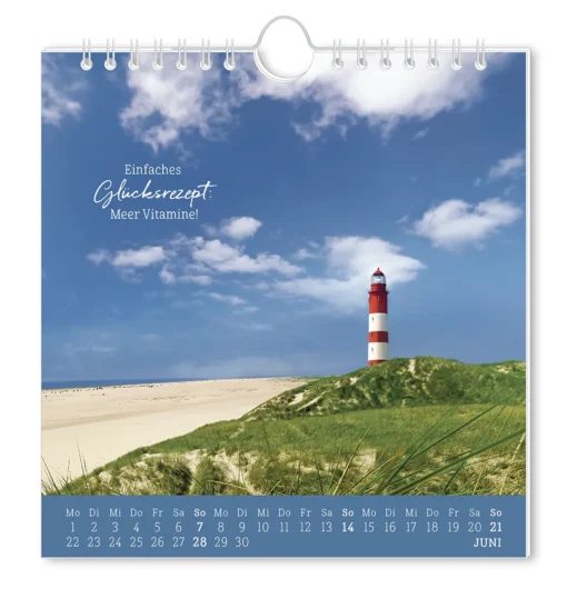 Postkartenkalender "Strandgut" 2026 – Grafik Werkstatt