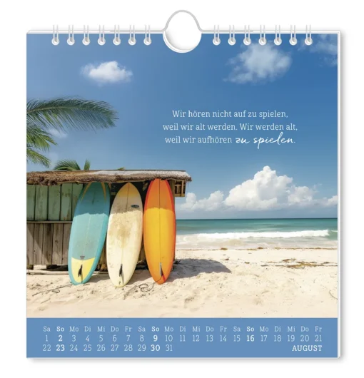 Postkartenkalender "Strandgut" 2026 – Grafik Werkstatt