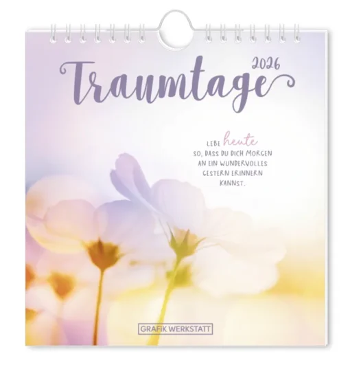 Postkartenkalender "Traumtage" 2026 – Grafik Werkstatt