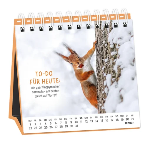 Tischkalender "Happymacher" 2026 – Grafik Werkstatt