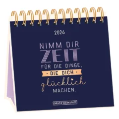 Tischkalender "Nimm dir Zeit" 2026 – Grafik Werkstatt