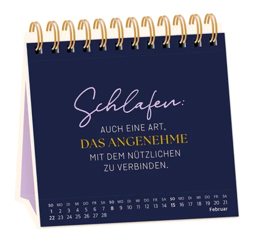 Tischkalender "Nimm dir Zeit" 2026 – Grafik Werkstatt
