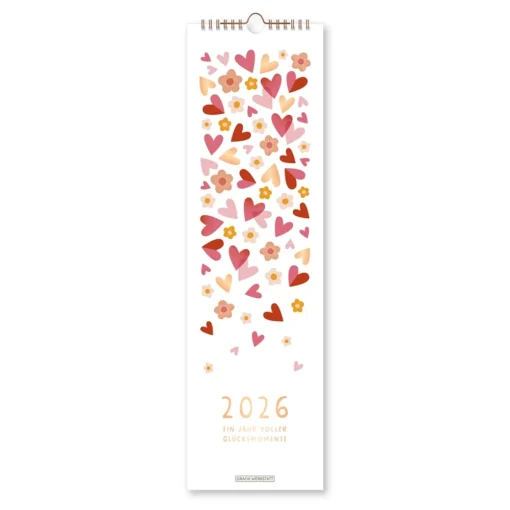Wandkalender "Glücksmomente" 2026 – Grafik Werkstatt