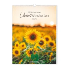 Wochenkalender "LebensWeisheiten" 2026 – Grafik Werkstatt