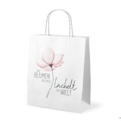 Geschenk für Dich - Geschenktüte "Wo Blumen blühen lächelt die Welt" - Lovely Greetings