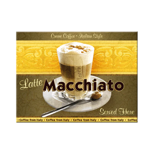 Nostalgic-Art Blechmagnet - Latte Macchiato