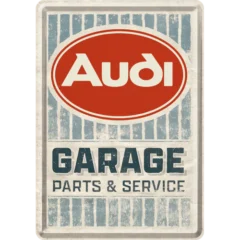Nostalgic-Art Blechpostkarte AUDI Garage