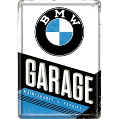 Nostalgic-Art Blechpostkarte BMW Garage