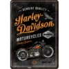 Nostalgic-Art Blechpostkarte Harley Davidson - Timeless Tradition