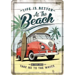 Nostalgic-Art Blechpostkarte VW Bulli Beach
