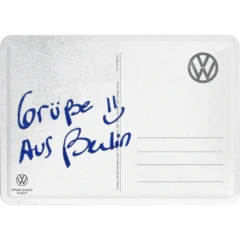 Nostalgic-Art Blechpostkarte VW Bulli - Ready for the Summer, Rückseite