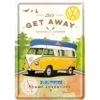 Nostalgic-Art Blechpostkarte VW Bulli - Get Away