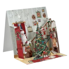 Pop-up Karte "Weihnachtsstube" von Pictura