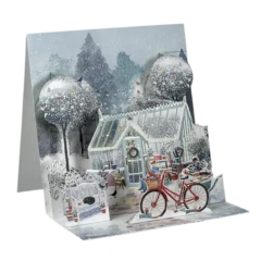 Pop-up Karte "Garten im Schnee" von Pictura