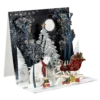 Pop-up Karte "Winterwald mit Schlitten" von Pictura