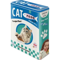 Nostalgic-Art Blechdose Cat Food, Vorderseite