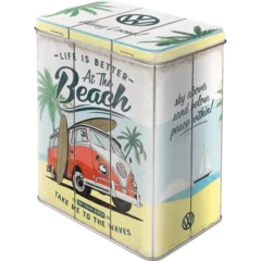 Nostalgic-Art Blechdose - VW Bulli Beach, Vorderseite