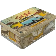 Nostalgic-Art Blechdose VW Bulli - Get Lost, Flach