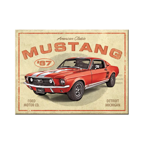 Nostalgic-Art Blechmagnet - Ford Mustang GT