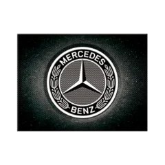 Nostalgic-Art Blechmagnet - Mercedes-Benz Logo