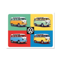 Nostalgic-Art Blechmagnet - VW Bulli Pop Art