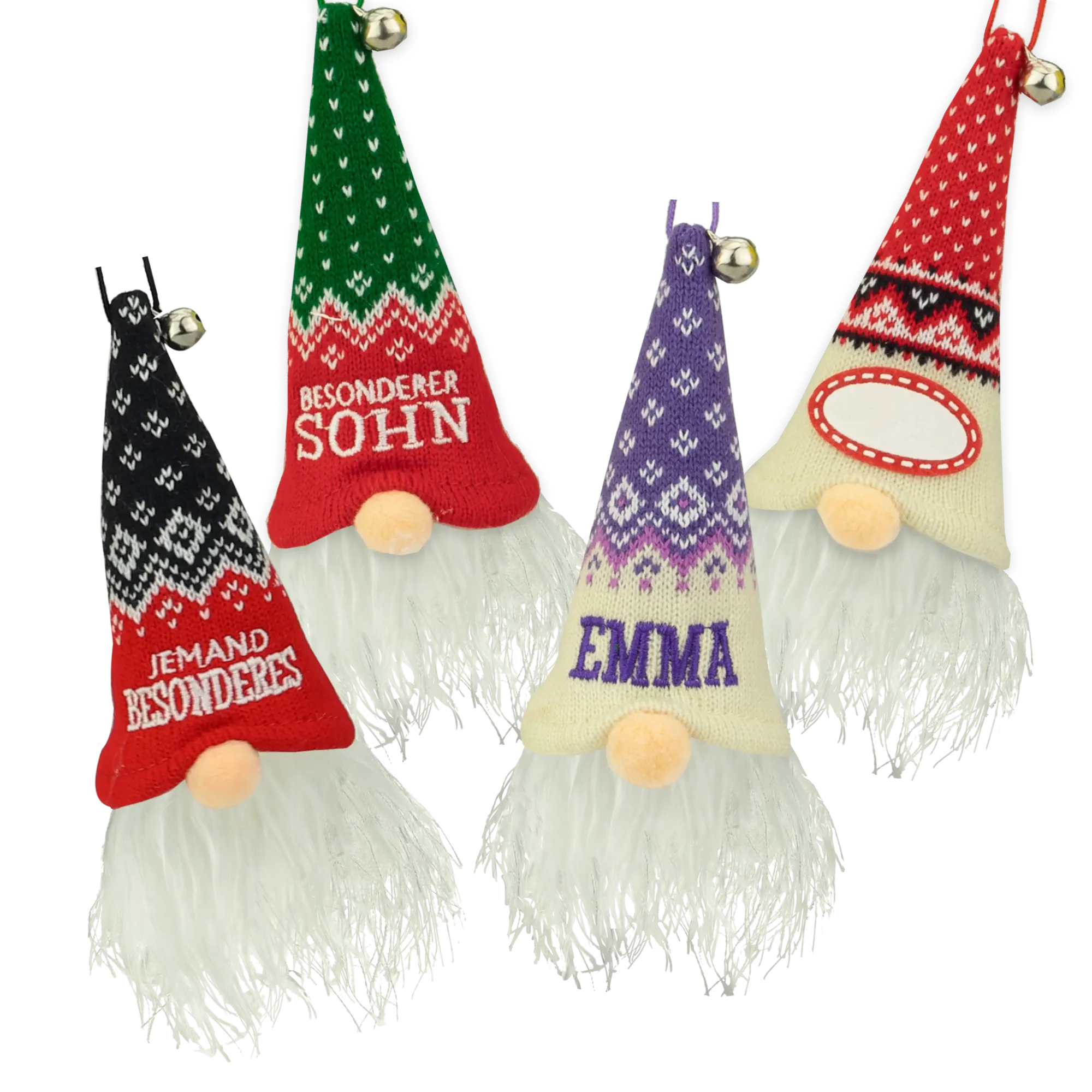 Leuchtender Weihnachtswichtel mit Name & allgemeinen Titeln