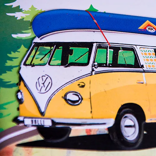 Nostalgic-Art Aromadose VW Bulli "Get Away", Prädung im Detail