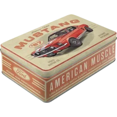 Nostalgic-Art Blechdose Ford Mustang, Flach