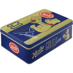 Nostalgic-Art Blechdose Goldbären Vintage, Flach