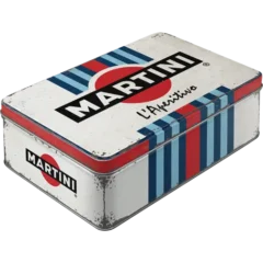 Nostalgic-Art Blechdose Martini Racing Stripes, Flach