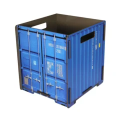 WERKHAUS Container Papierkorb Blau