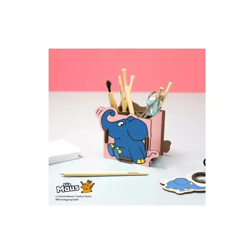 WERKHAUS Die Maus Stiftebox Elefant