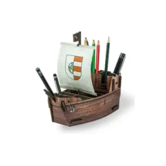WERKHAUS Stiftebox Segelschiff Kogge