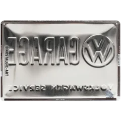 Nostalgic-Art Blechschild VW Garage, 20x30 cm, Rückseite