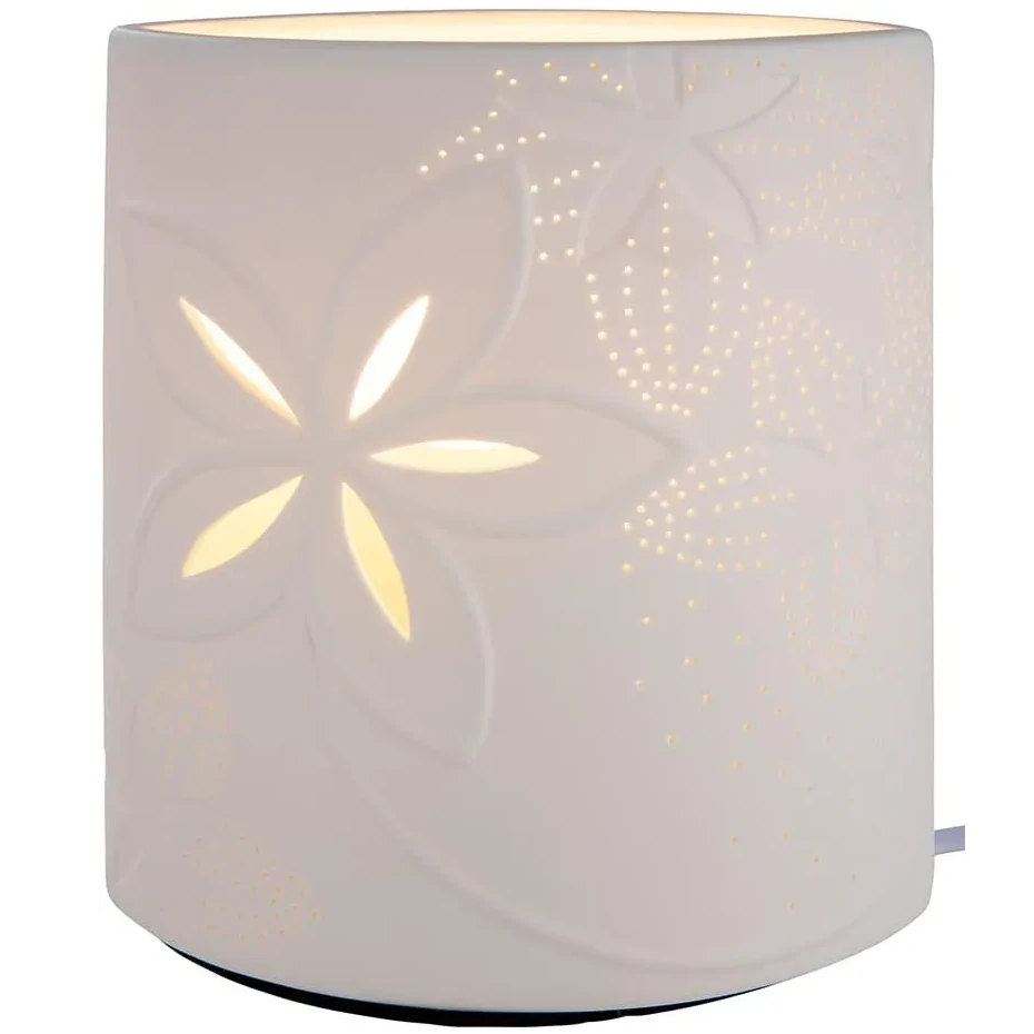 Tischleuchte "Glücksmomente" aus Porzellan