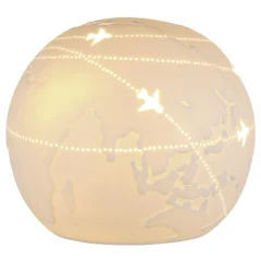 Tischleuchte "Weltenbummler" aus Porzellan