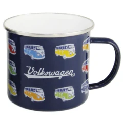 VW T1 Bus Emaille Tasse "Bulli Parade"