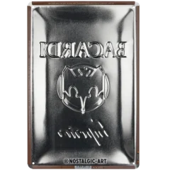 Nostalgic-Art Blechschild Bacardi, 20x30 cm *, Rückseite
