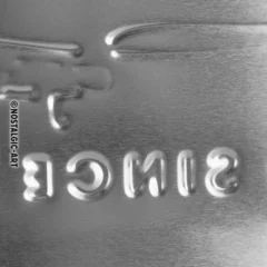 Nostalgic-Art Blechschild Goodyear Blimp, 20x30 cm, Prägung von der Rückseite aus