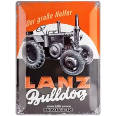 Nostalgic-Art Blechschild Lanz Bulldog, 30x40 cm