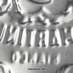 Nostalgic-Art Blechschild Martini Bianco Vermouth, 20x30 cm, Prägung von der Rückseite aus