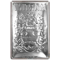 Nostalgic-Art Blechschild Martini Bianco Vermouth, 20x30 cm, Rückseite