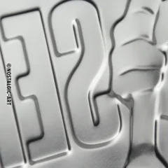 Nostalgic-Art Blechschild Papas Service, 20x30 cm, Prägung von der RÜckseite aus