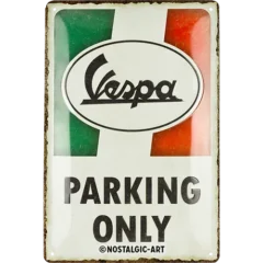 Nostalgic-Art Blechschild Vespa Parking Only, 20x30 cm