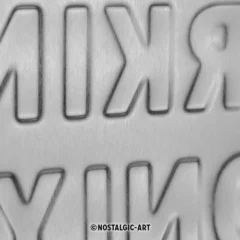 Nostalgic-Art Blechschild Vespa Parking Only, 20x30 cm, Prägung von der Rückseite