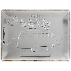 Nostalgic-Art Blechschild VW Bulli Get Lost, 30x40 cm. Rückseite