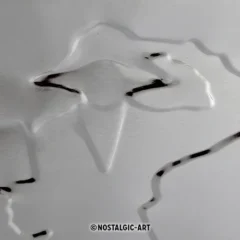 Nostalgic-Art Blechschild Persil Weiße Dame, 30x40 cm, Prägung von der Rückseite aus