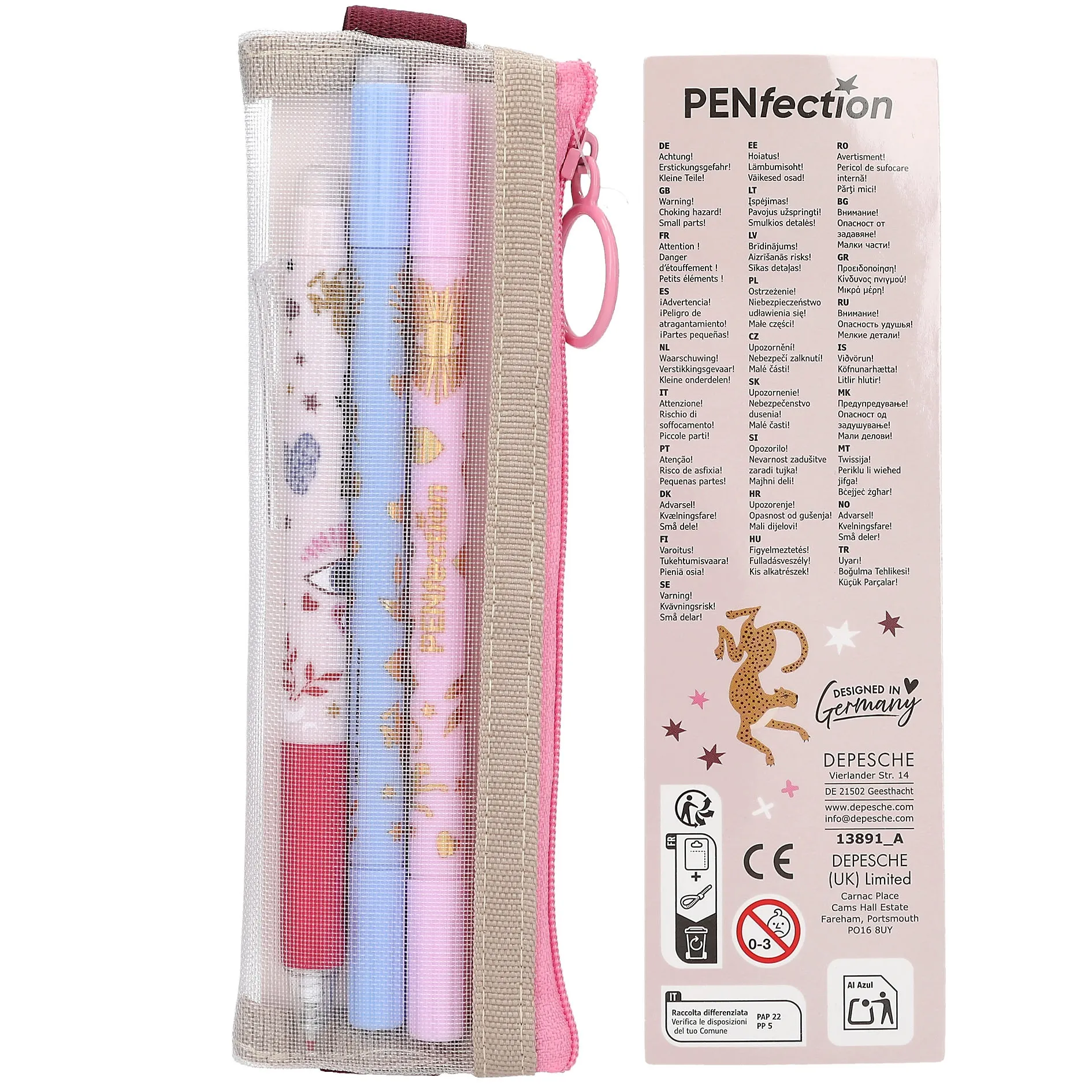 PENfection Notizbuch "Allover" mit Stifteset