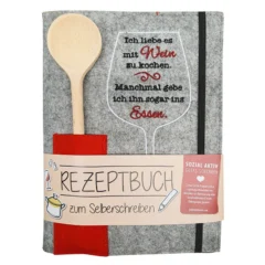 Kochbuch „Weinfest“ mit Kochlöffel